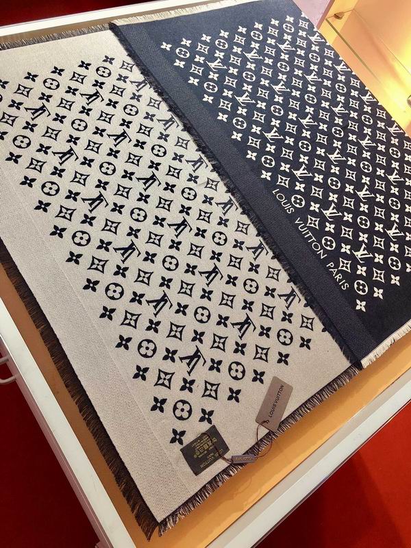LV Scarf 70X200cm 35%羊毛65%真丝 E041818